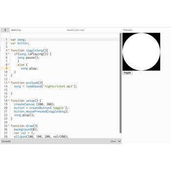 Working with ellipse's and making them move with my voice.