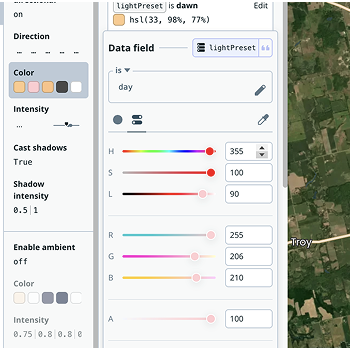 Mapbox- Testing out colours in Cambridge Ontario